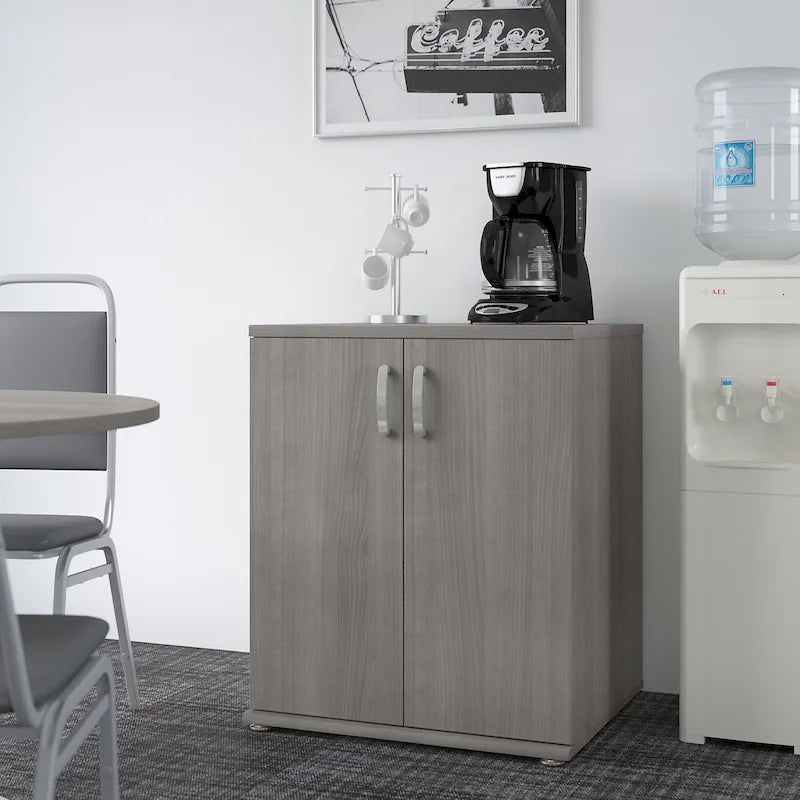 Universal Floor Storage Cabinet with Doors by Bush Business Furniture