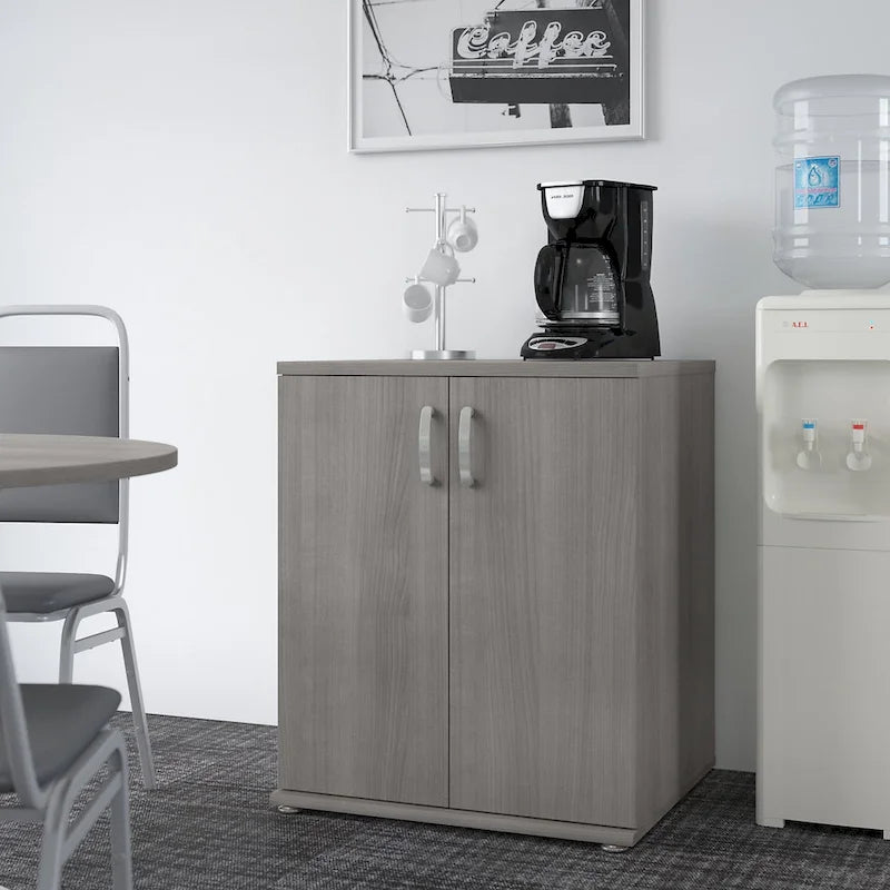 Universal Floor Storage Cabinet with Doors by Bush Business Furniture