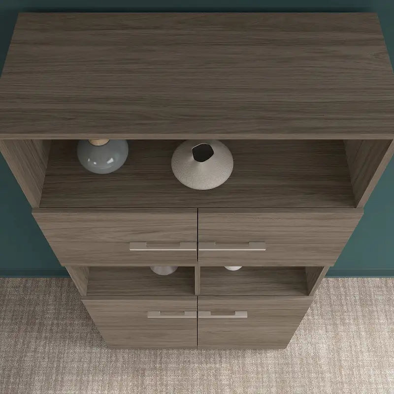 Office 500 5-shelf 4-door Bookcase by Bush Business Furniture