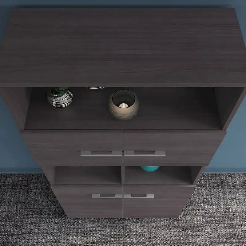 Office 500 5-shelf 4-door Bookcase by Bush Business Furniture