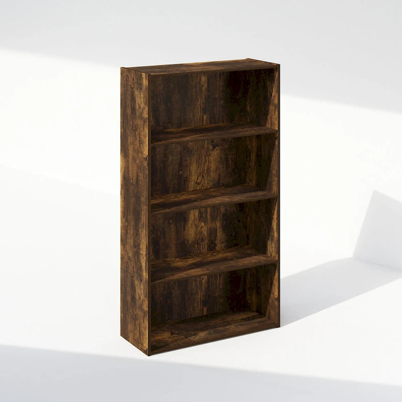 Furinno Simple Open Shelf, Bookcases, 4-Tier