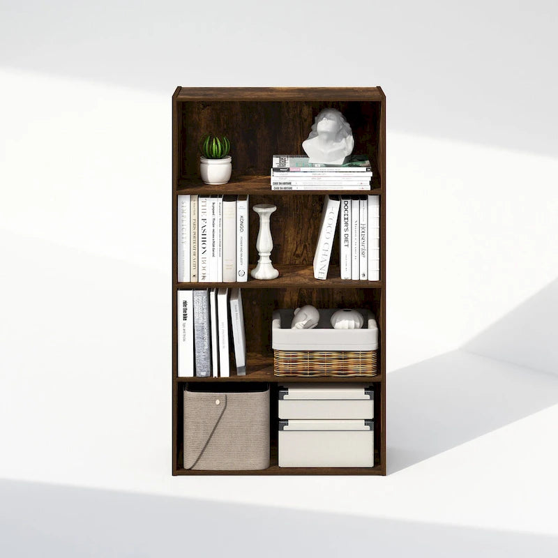 Furinno Simple Open Shelf, Bookcases, 4-Tier