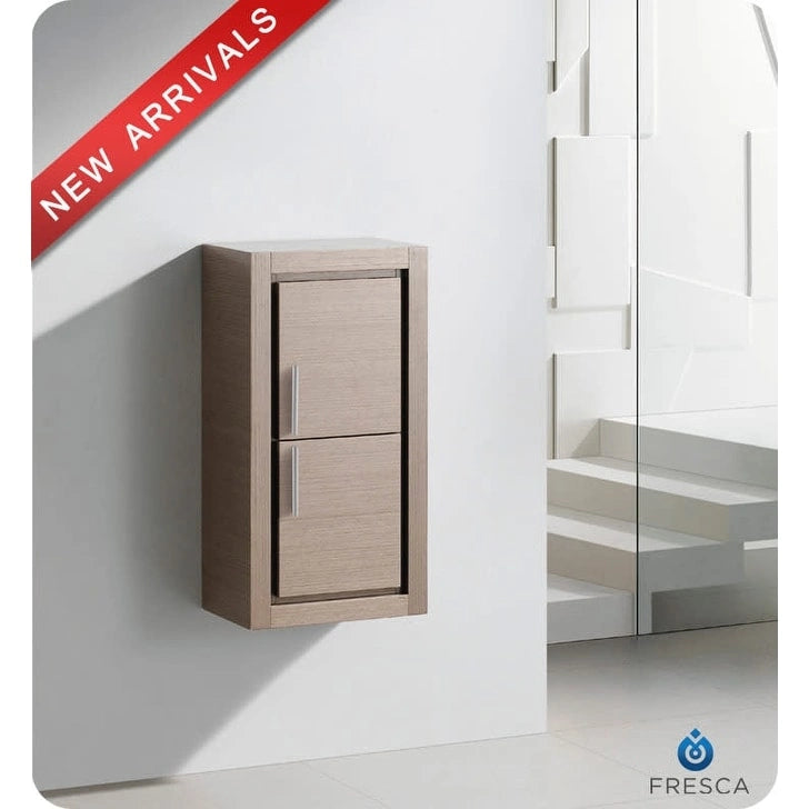 Fresca 30 Wall Mounted Bathroom Linen Cabinet with Two Doors