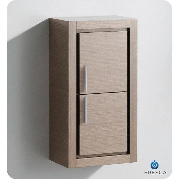 Fresca 30 Wall Mounted Bathroom Linen Cabinet with Two Doors