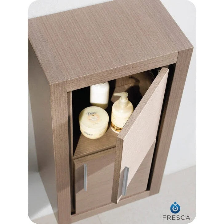 Fresca 30 Wall Mounted Bathroom Linen Cabinet with Two Doors
