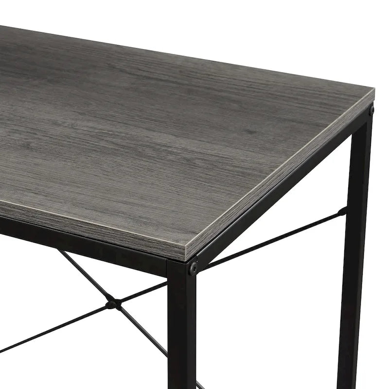 Designs2Go Office Workstation with Shelves
