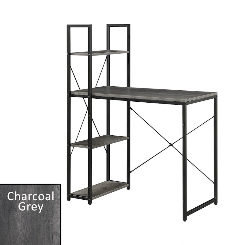 Designs2Go Office Workstation with Shelves