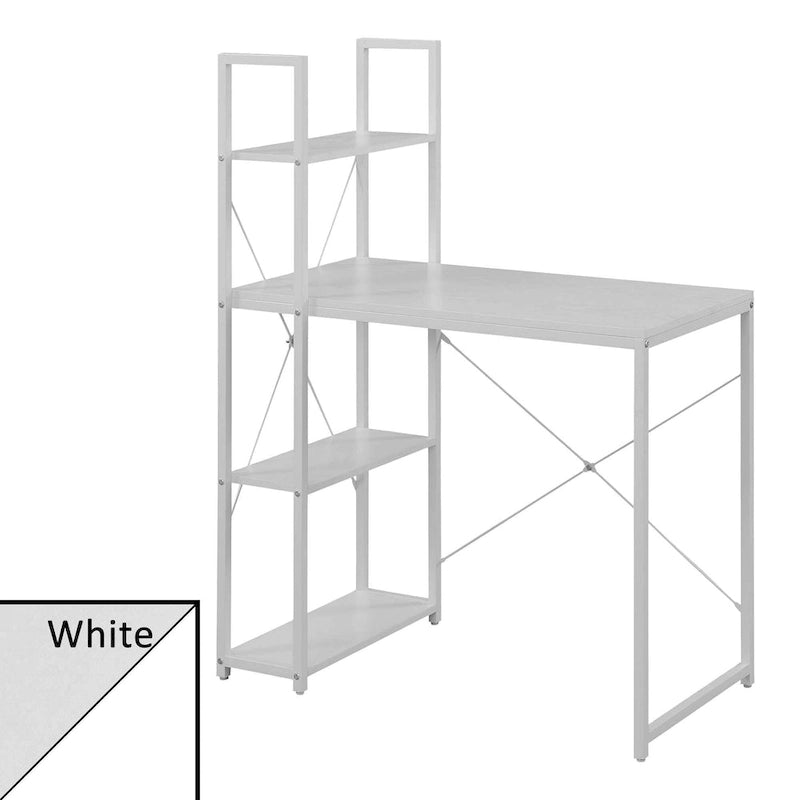 Designs2Go Office Workstation with Shelves
