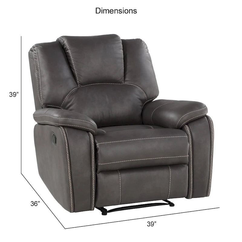 Kameryn Faux Leather Reclining 3-Piece Set