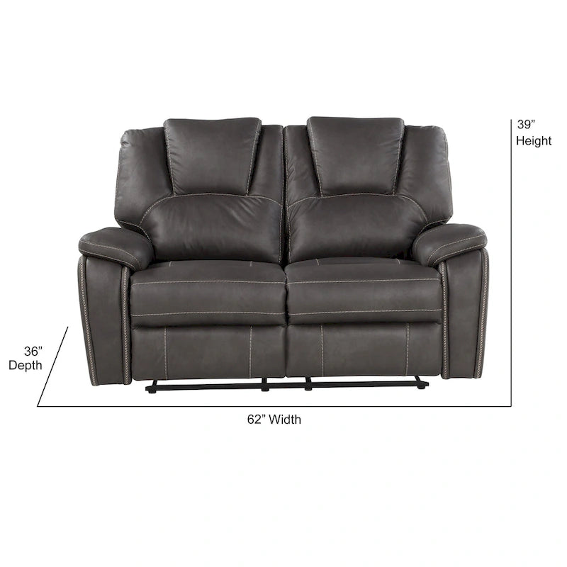 Kameryn Faux Leather Reclining 3-Piece Set