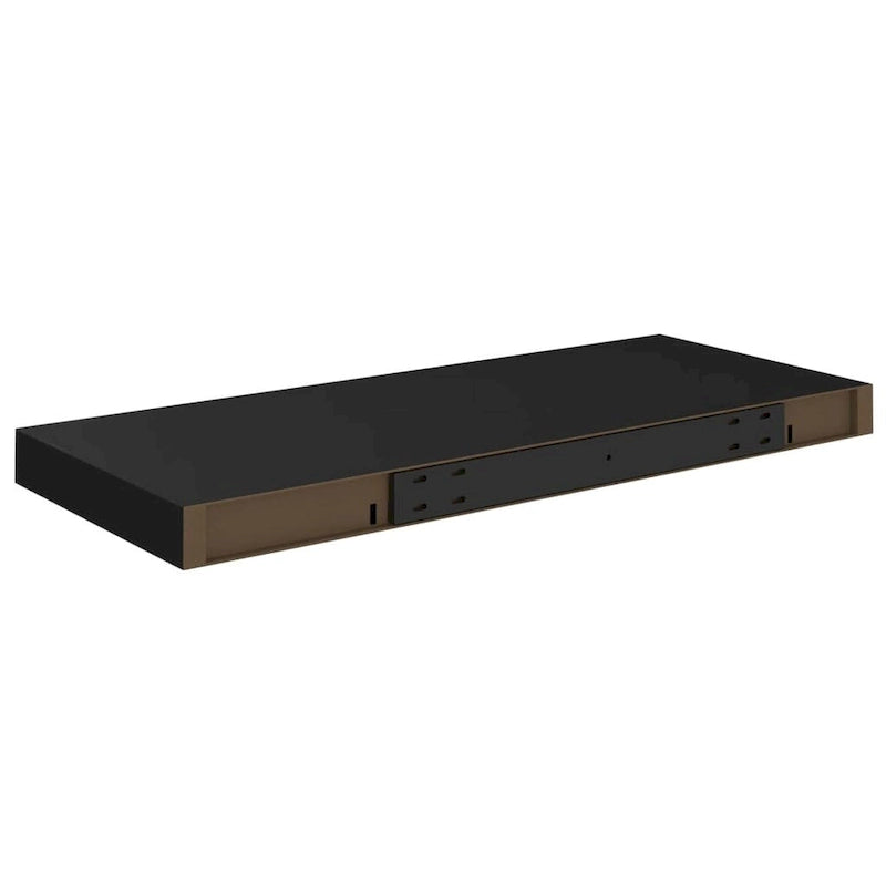 Floating Wall Shelves 2 pcs 23.6x9.3x1.5 MDF - 23.6 x 9.3 x 1.5 (L x W x H)