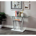Bofi Modern 48-inch Metal 2-Shelf Sofa Table by