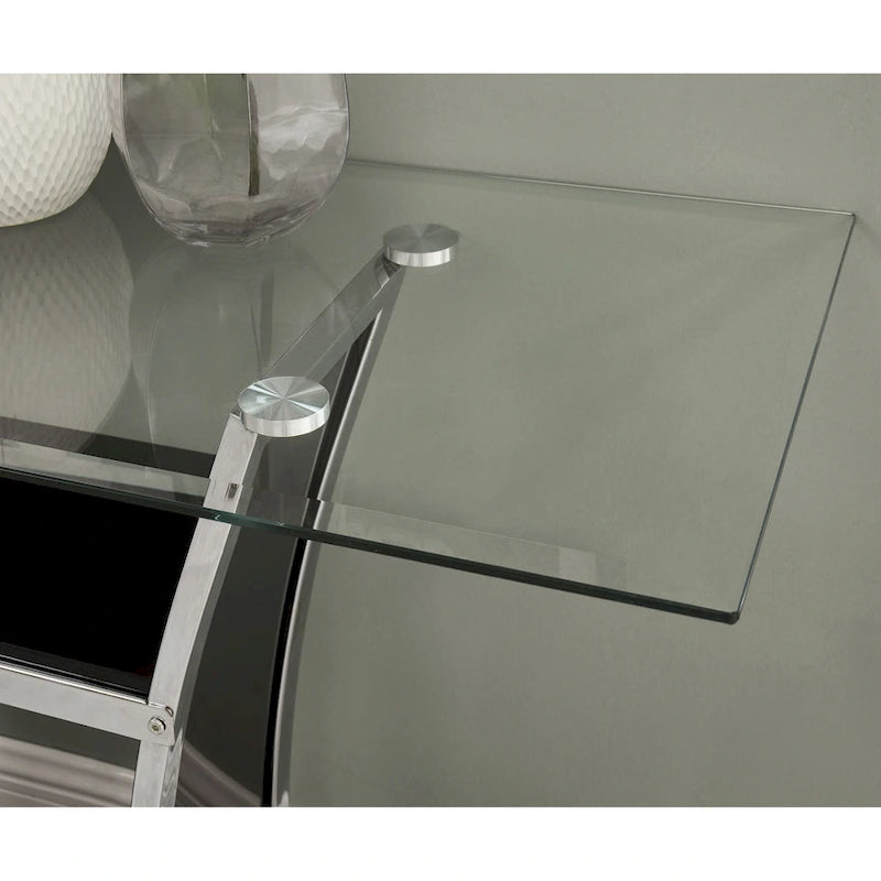 Bofi Modern 48-inch Metal 2-Shelf Sofa Table by