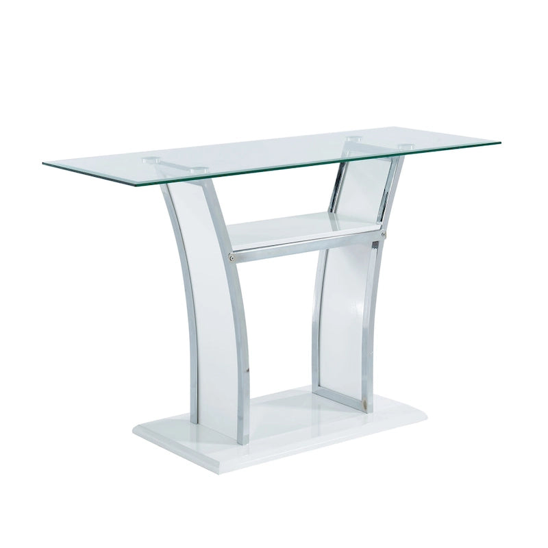 Bofi Modern 48-inch Metal 2-Shelf Sofa Table by