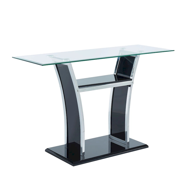 Bofi Modern 48-inch Metal 2-Shelf Sofa Table by