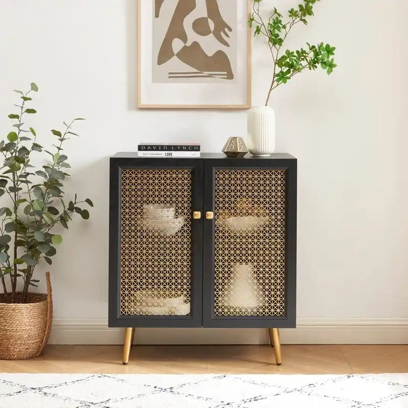 30.8 W Wood Buffets and Sideboards Storage Cabinet