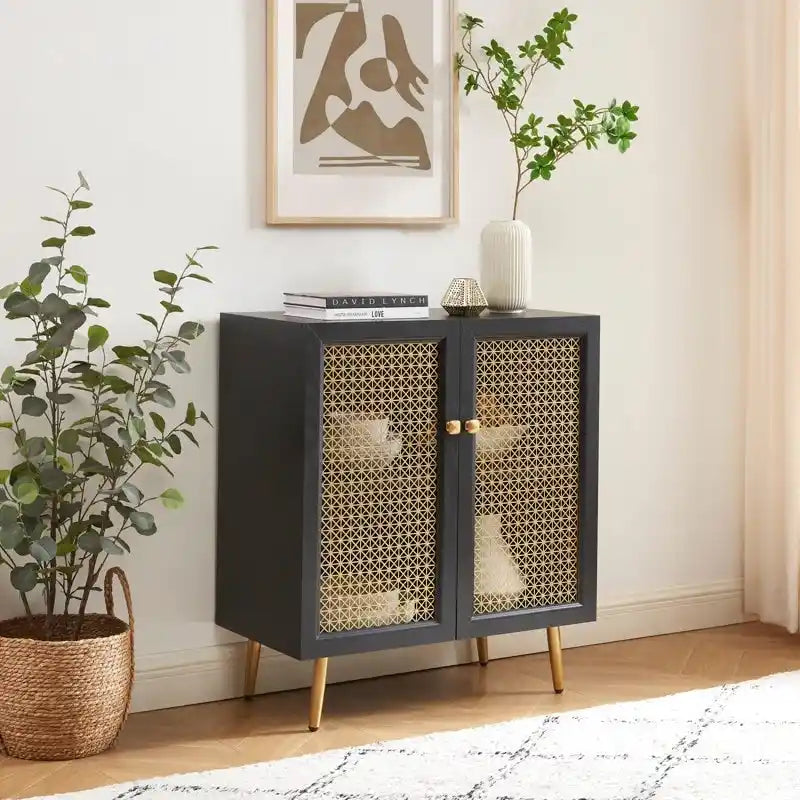30.8 W Wood Buffets and Sideboards Storage Cabinet