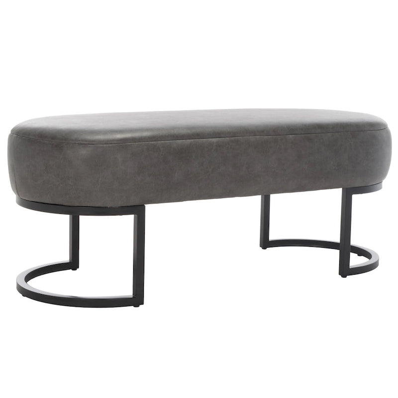 SAFAVIEH Sannie Oval Bench - 50 W x 20 D x 19 H - 50Wx20Dx19H