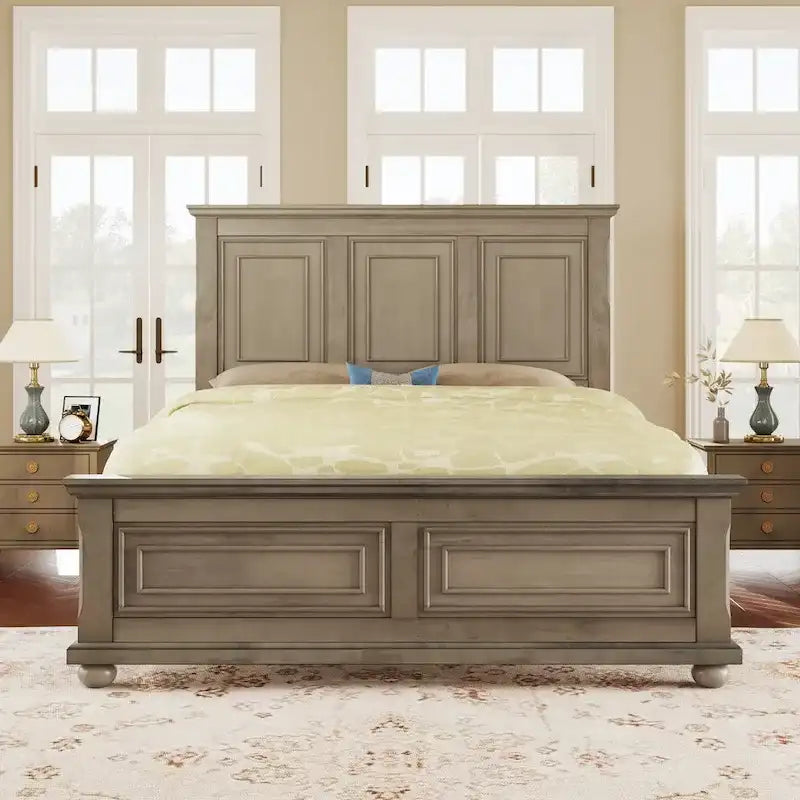 Traditional Town Wood Vintage Bed