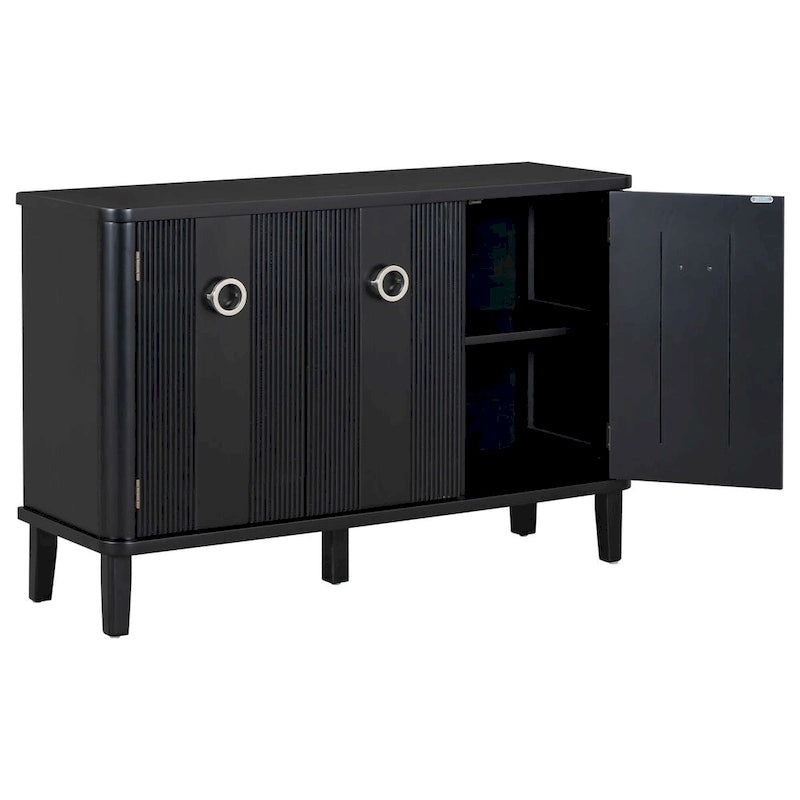 Stable and Sturdy Wood Cabinet