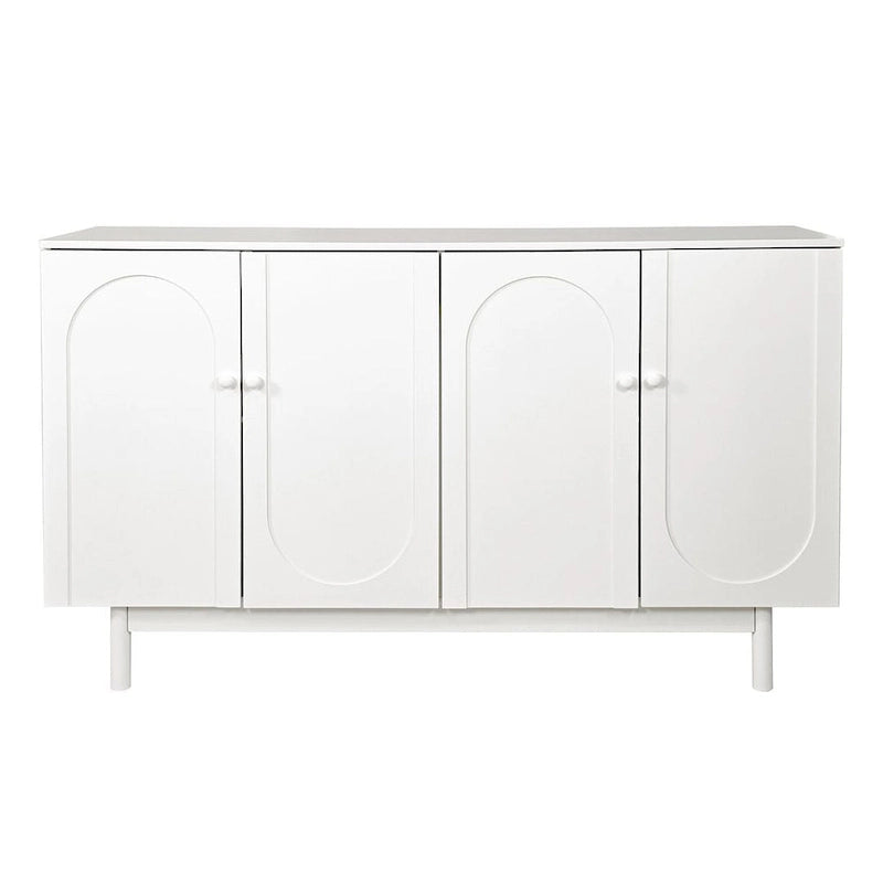 4-Door Intaglio Storage Cabinet Buffet/Sideboard
