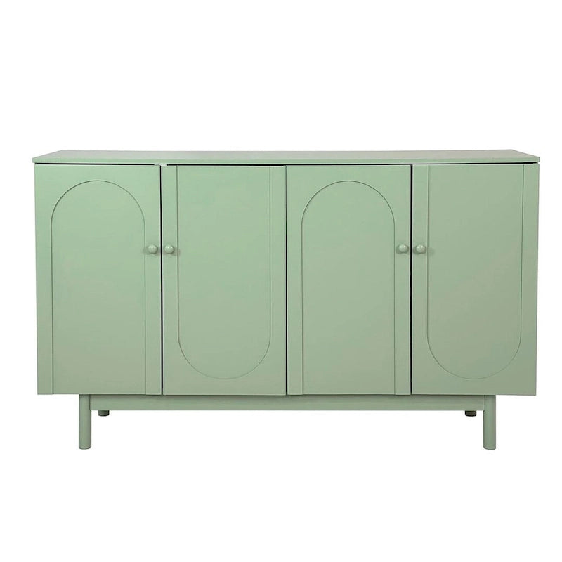 4-Door Intaglio Storage Cabinet Buffet/Sideboard