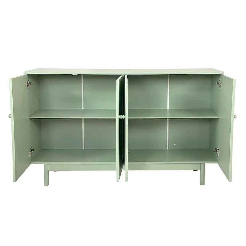4-Door Intaglio Storage Cabinet Buffet/Sideboard