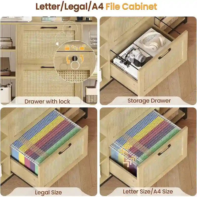 6 Layer File Cabinet Lock Vertical Filing Cabinet Charging Station