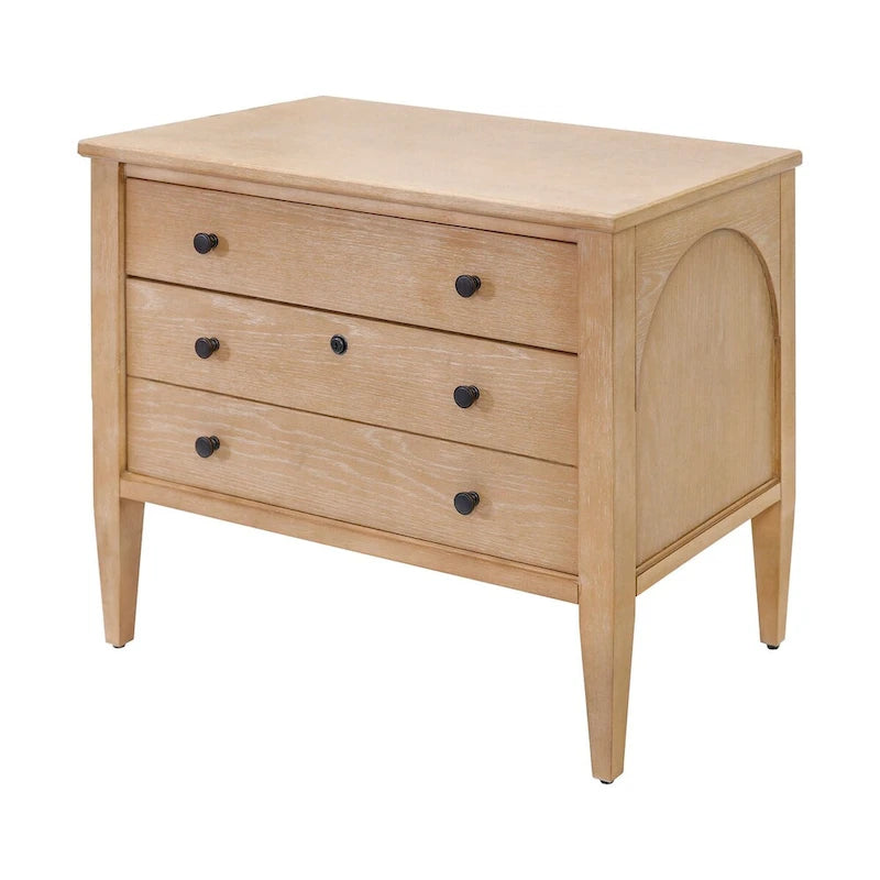 Modern Wood al File, Storage File Drawer, Office File Drawer, Fully Assembled, Light Brown