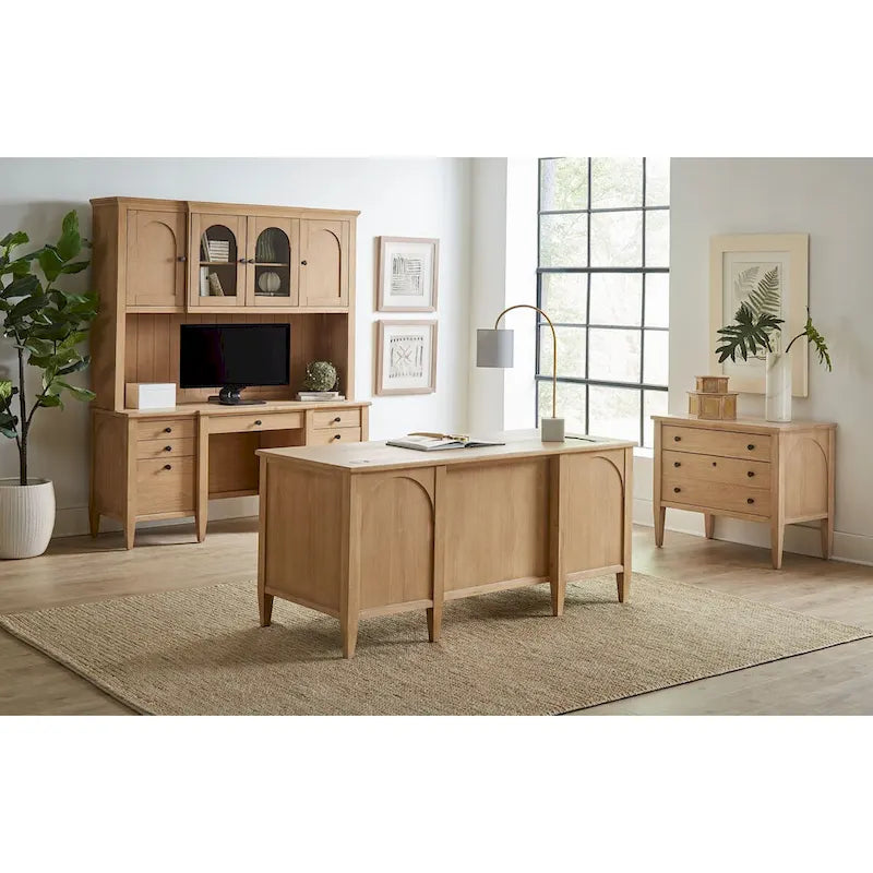 Modern Wood al File, Storage File Drawer, Office File Drawer, Fully Assembled, Light Brown