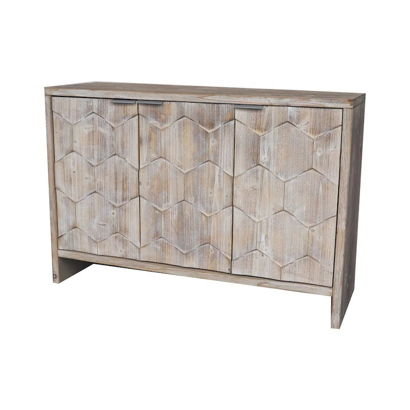 Accent Cabinet Farmhouse Style Wooden Cabinet Sideboard Buffet