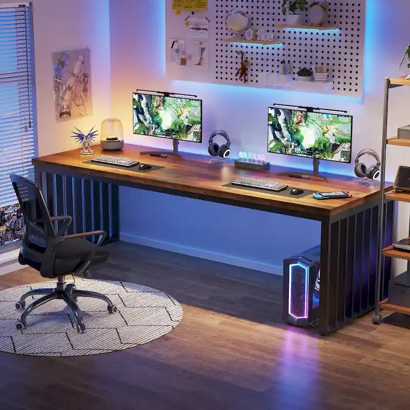 78.74-inch Two Person Computer Desk for Home Office