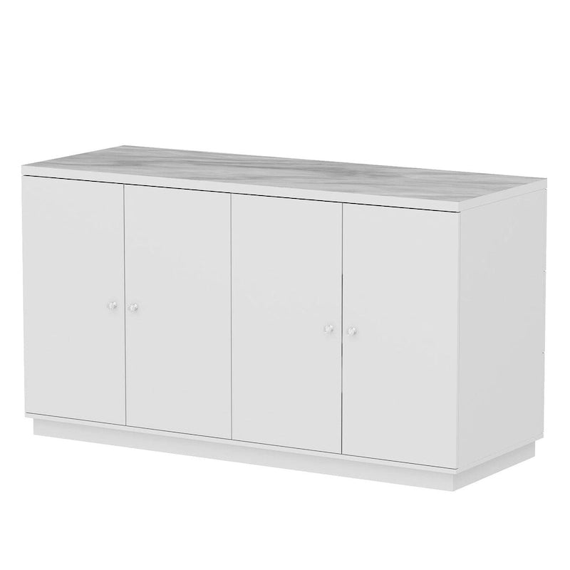 White Sideboard with Ample Organizing Compartments for the Modern Home - 63