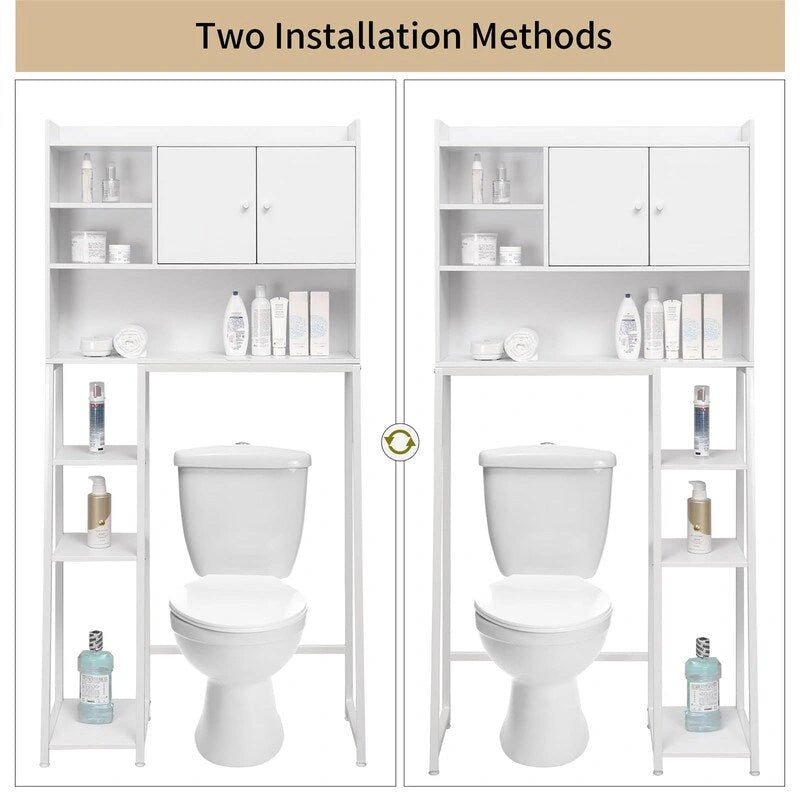 Over the Toilet Storage Cabinet - 11.81D x 31.5W x 61.4H