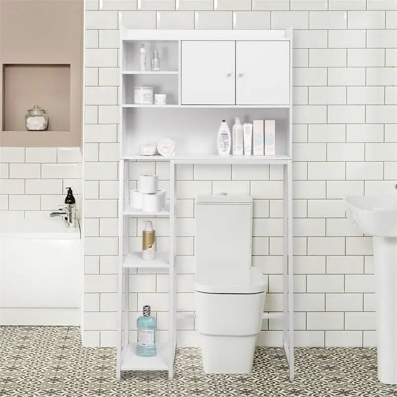 Over the Toilet Storage Cabinet - 11.81D x 31.5W x 61.4H
