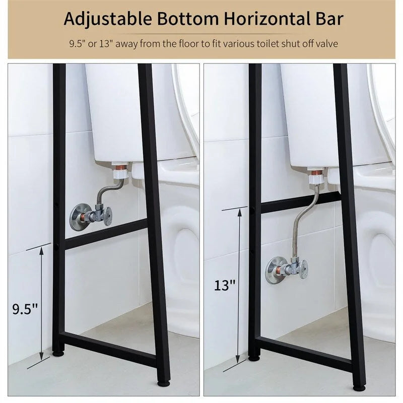 Over the Toilet Storage Cabinet - 11.81D x 31.5W x 61.4H