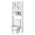 Over The Toilet Storage Cabinet - 9D x 25W x 66H
