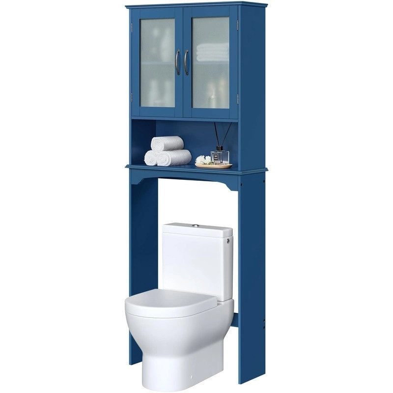 Over The Toilet Storage Cabinet - 9D x 25W x 66H