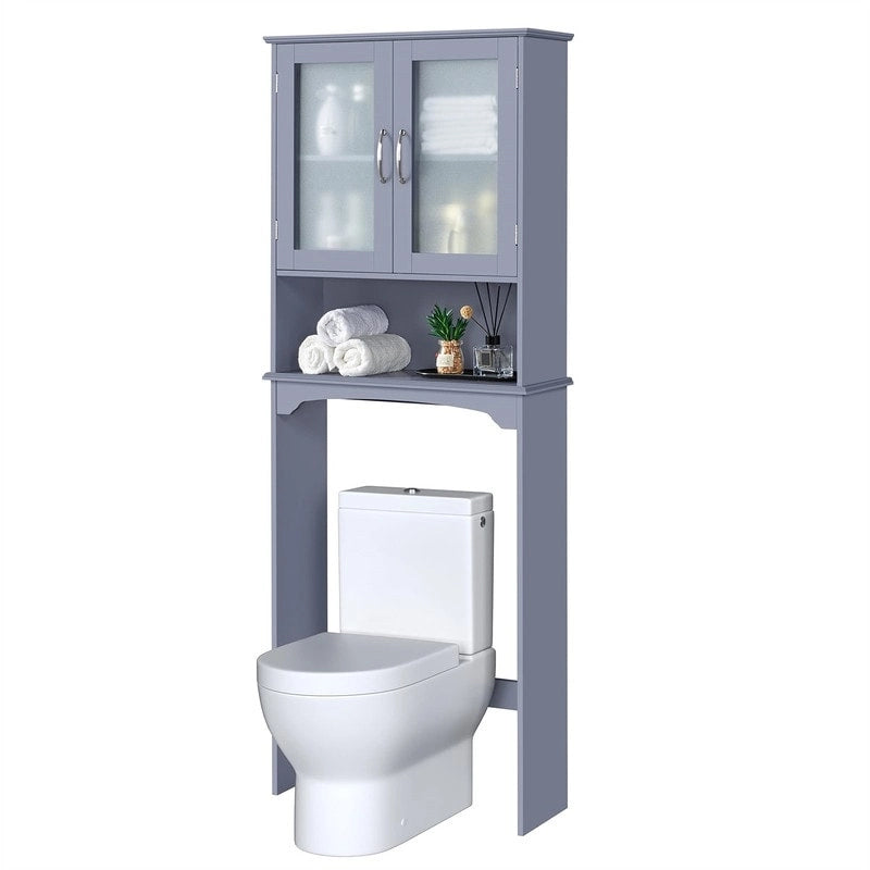 Over The Toilet Storage Cabinet - 9D x 25W x 66H