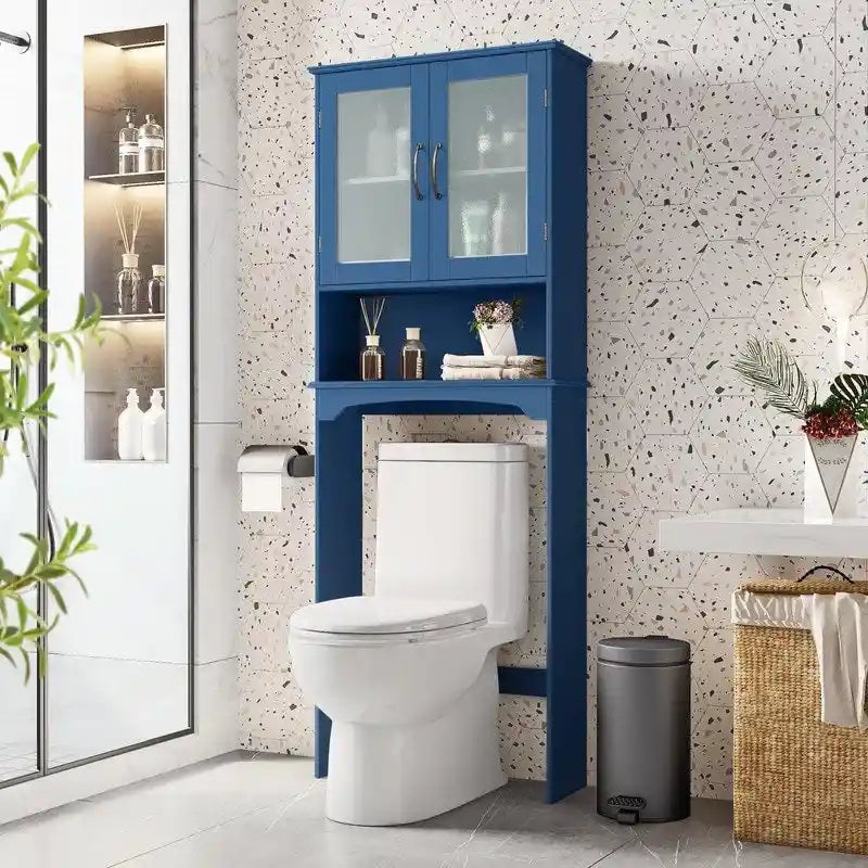 Over The Toilet Storage Cabinet - 9D x 25W x 66H